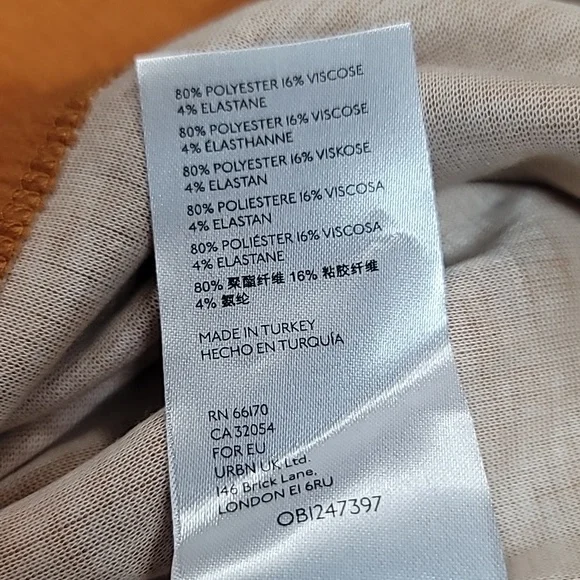 Anthropologie High-neck Tunic Sweater Beige Tan Size XS - Picture 5 of 5